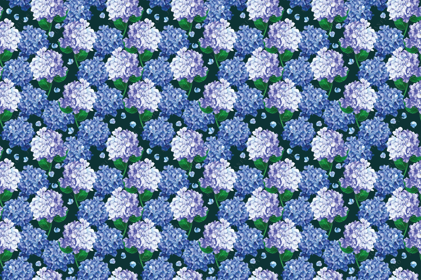 Janfive Studio Hortensia Emerald pattern