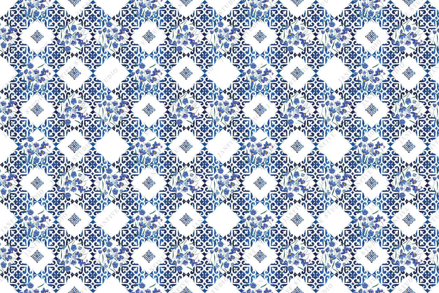 Janfive Studio Fleurs pattern