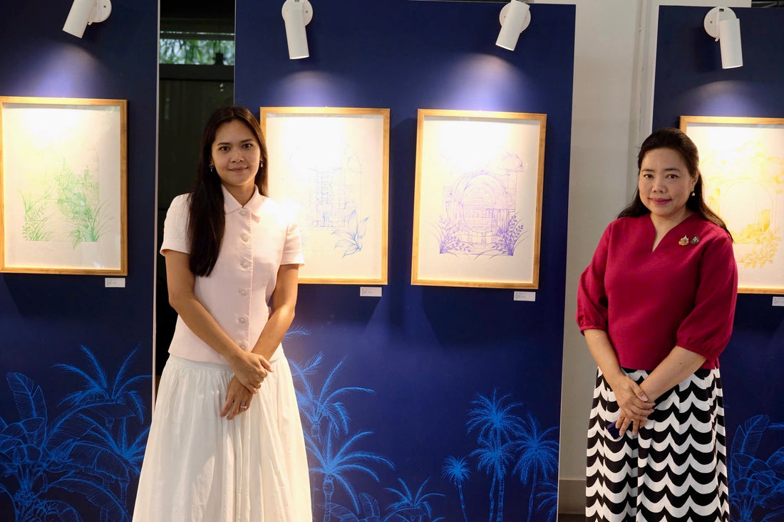 Thai artist captures ‘Color of Saigon’ with delicate ink lines, watercolor strokes