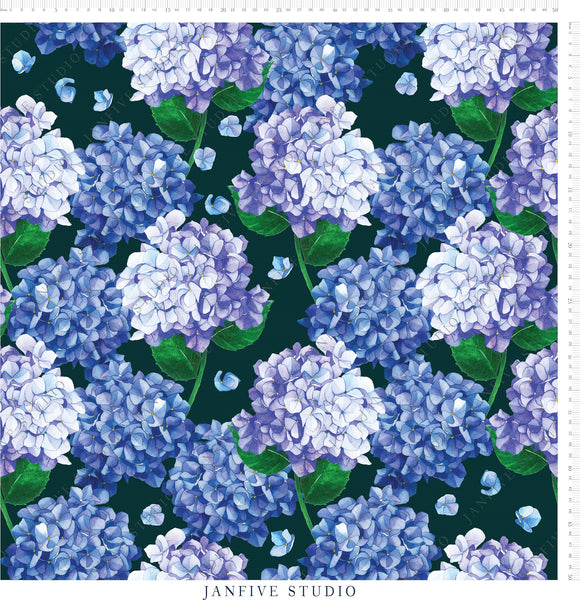 Janfive Studio Hortensia Emerald pattern