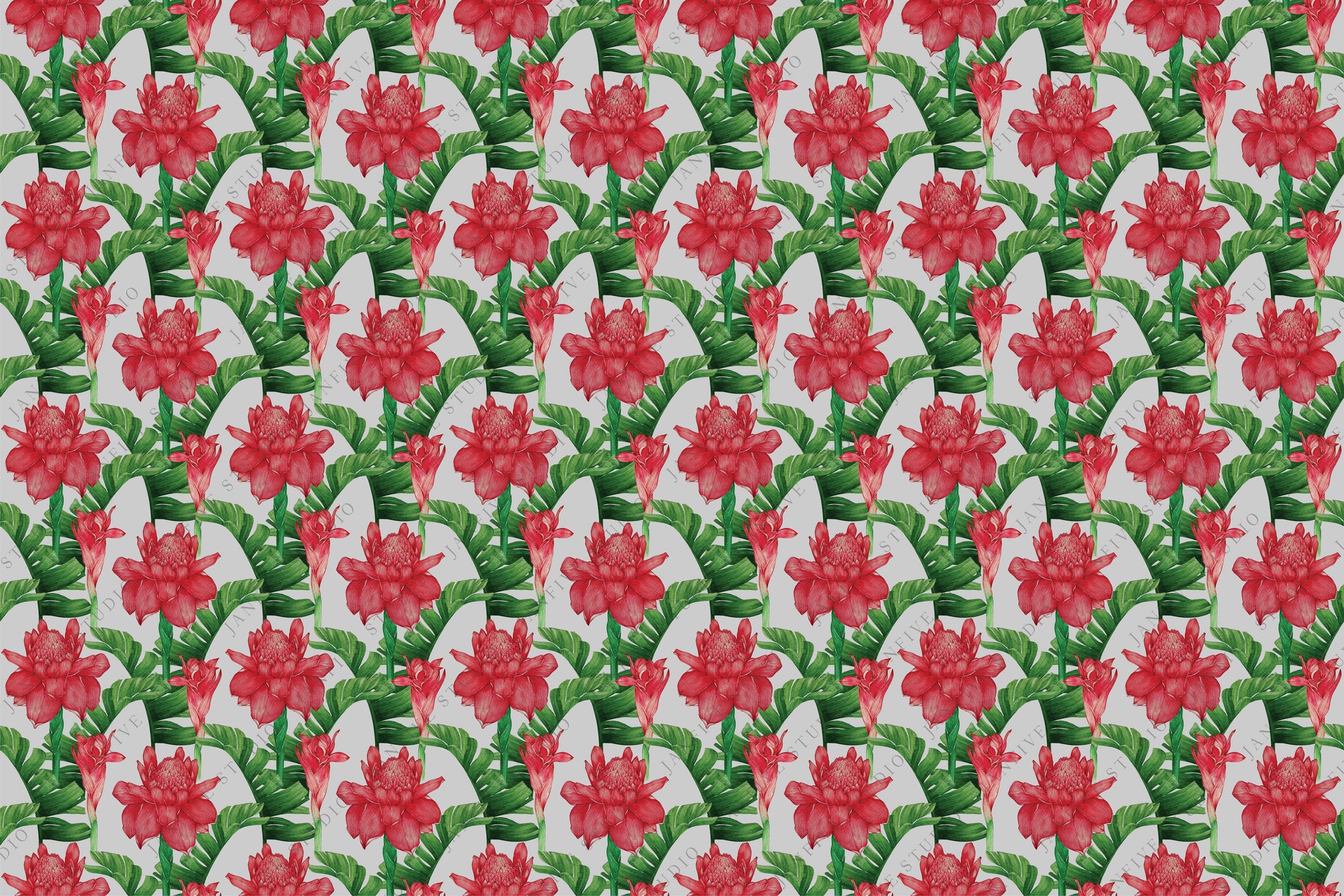 Janfive Studio Dhalah Grey pattern