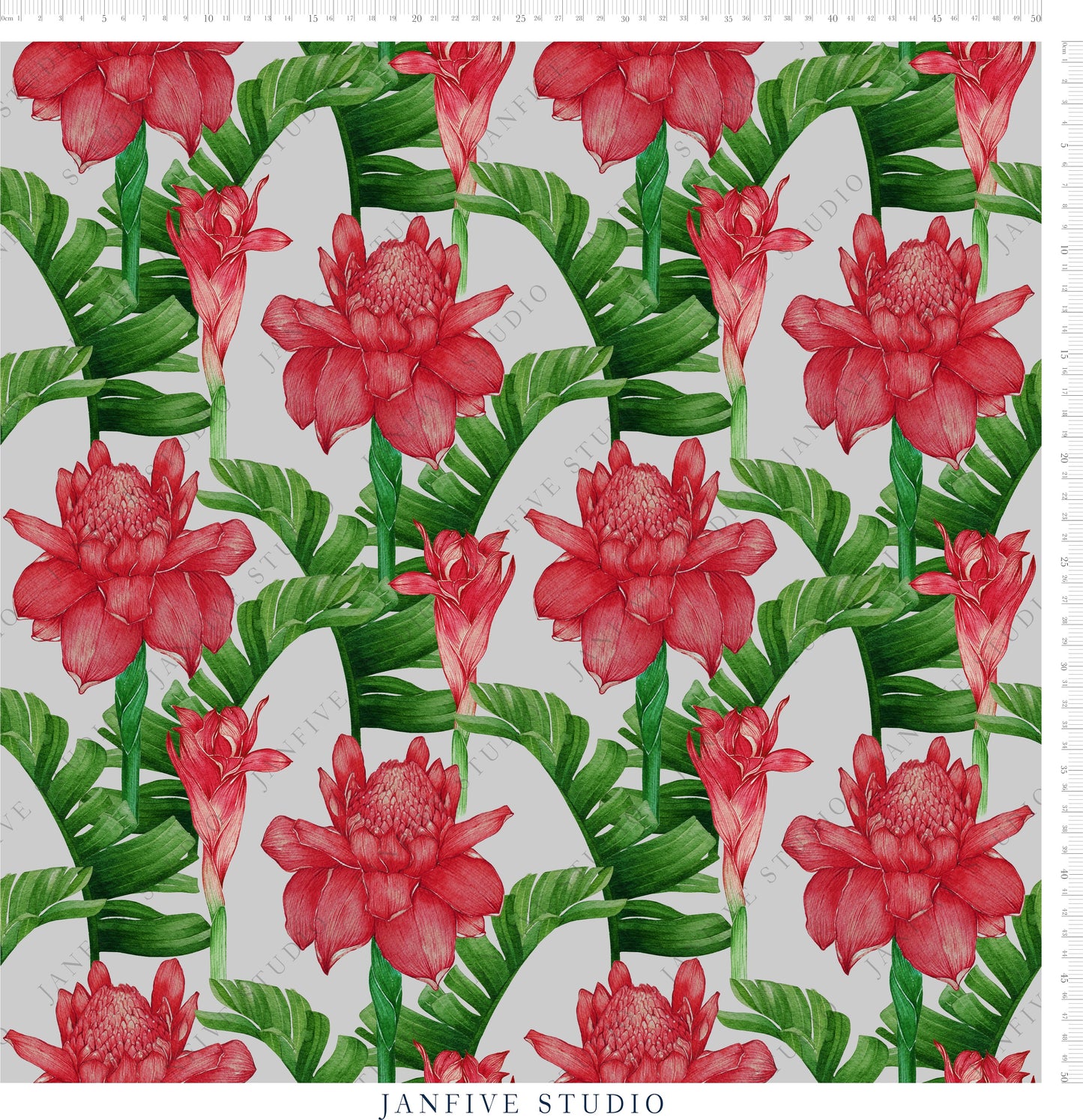 Janfive Studio Dhalah Grey pattern