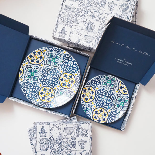 Janfive Studio - Plate Bleu de Nabeul packaging box