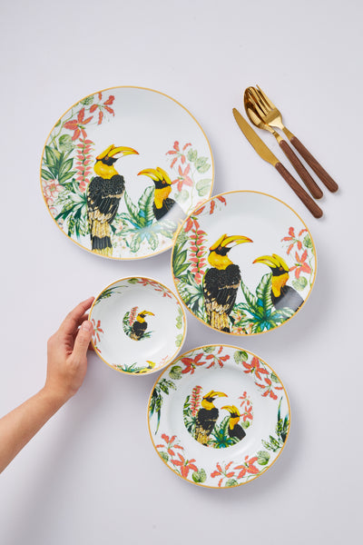 Janfive Studio - Plate, Bowl and Cup Hornbill
